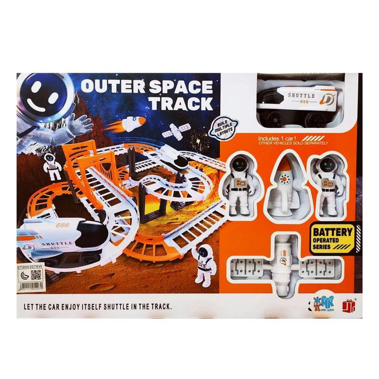 مجموعه مسیر فضایی شاتل با سه فضانورد و ماهواره - Outer Space Track