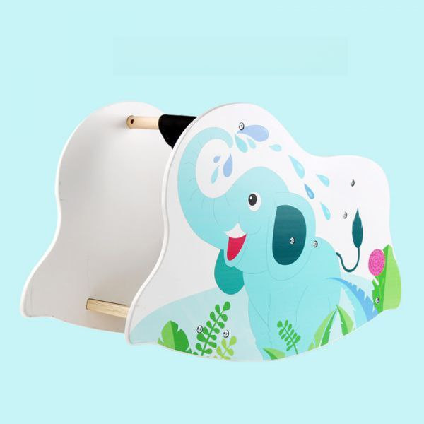گهواره چوبی راکینگ فیل (Elephant Rocking Chair)