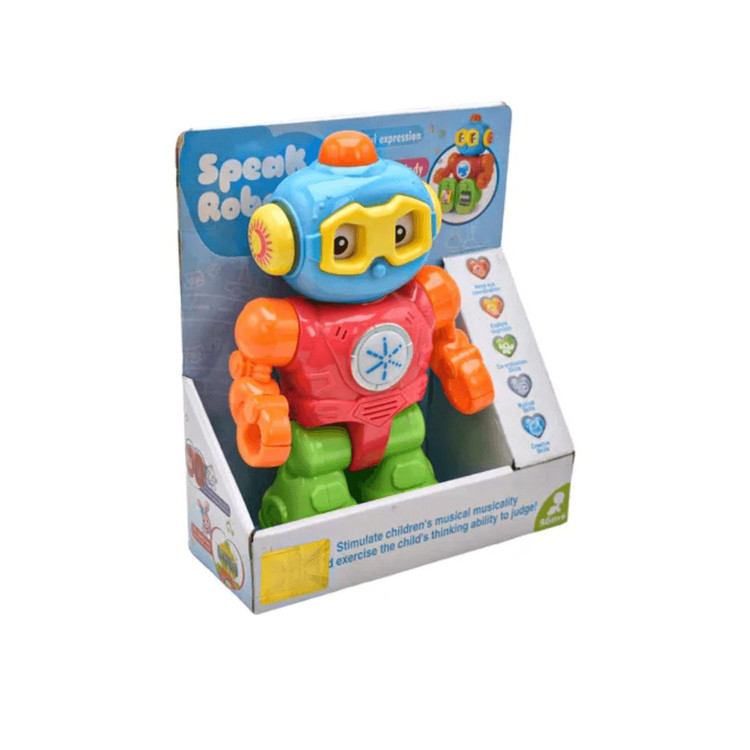 ربات نشکن سخنگو Speak Robot - اسباببازی رباتیک موزیکال و نورانی