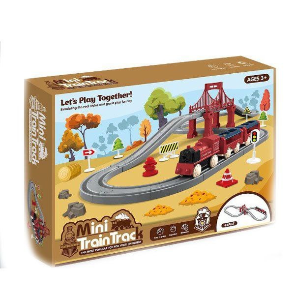 ست قطار ریلی نشکن مدل Mini Train Track با پل