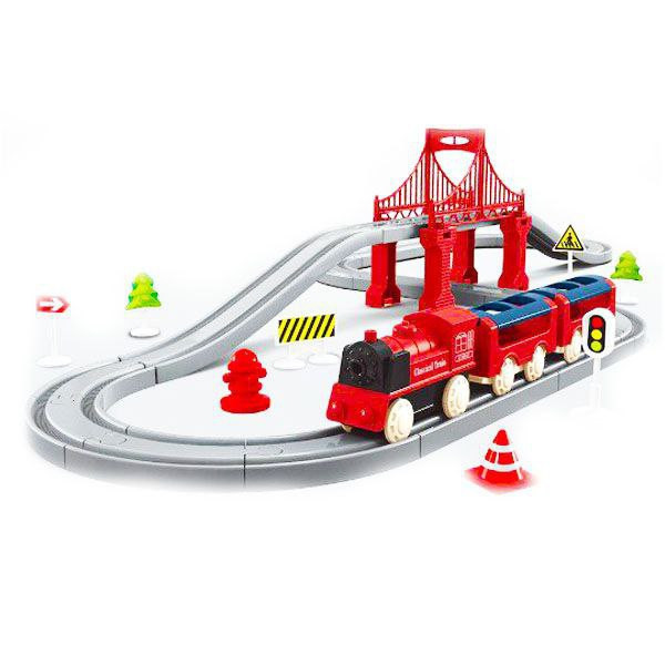 ست قطار ریلی نشکن مدل Mini Train Track با پل