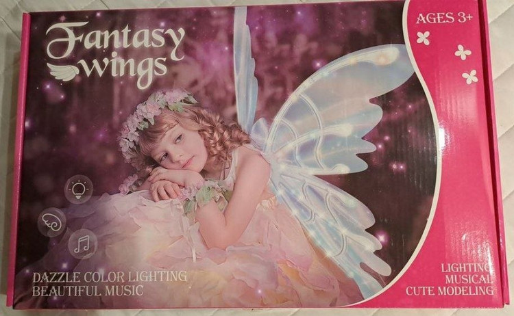 بال فرشته موزیکال چراغدار Fantasy Wings