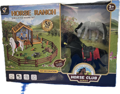 ست مزرعه اسب 58 تکه Horse Ranch (Horse Club Series)