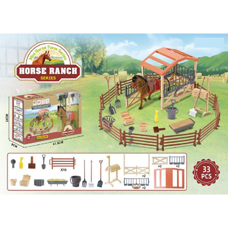 ست مزرعه اسب 58 تکه Horse Ranch (Horse Club Series)