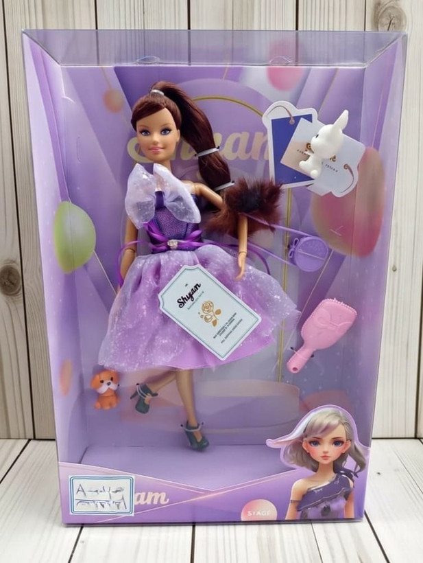 عروسک دخترانه شیام Shyam Fashion Doll با لوازم جانبی