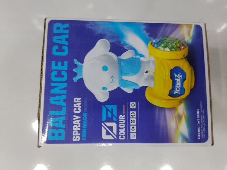 ماشین تعادلی دودزا موزیکال مدل Kuromi با چراغ LED