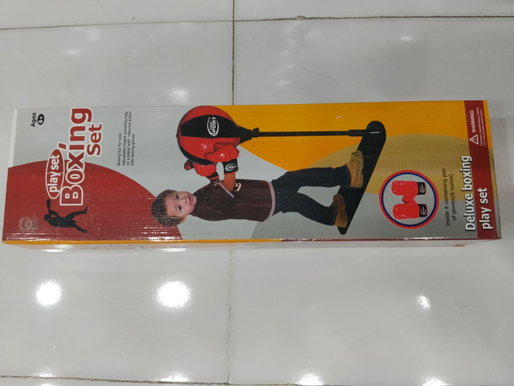 ست کیسه بوکس پایهدار کودک همراه دستکش