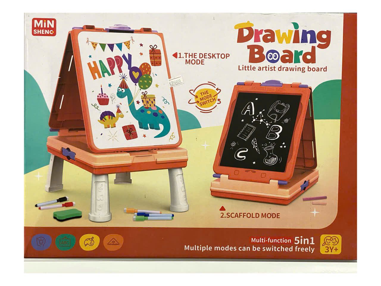 تخته نقاشی چندکاره 5 در 1 مین شنگ (Drawing board)