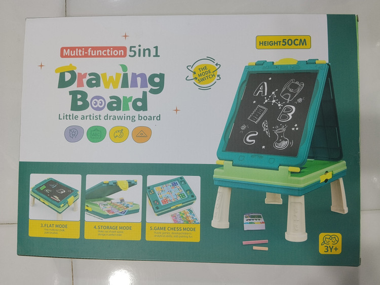 تخته نقاشی چندکاره 5 در 1 مین شنگ (Drawing board)