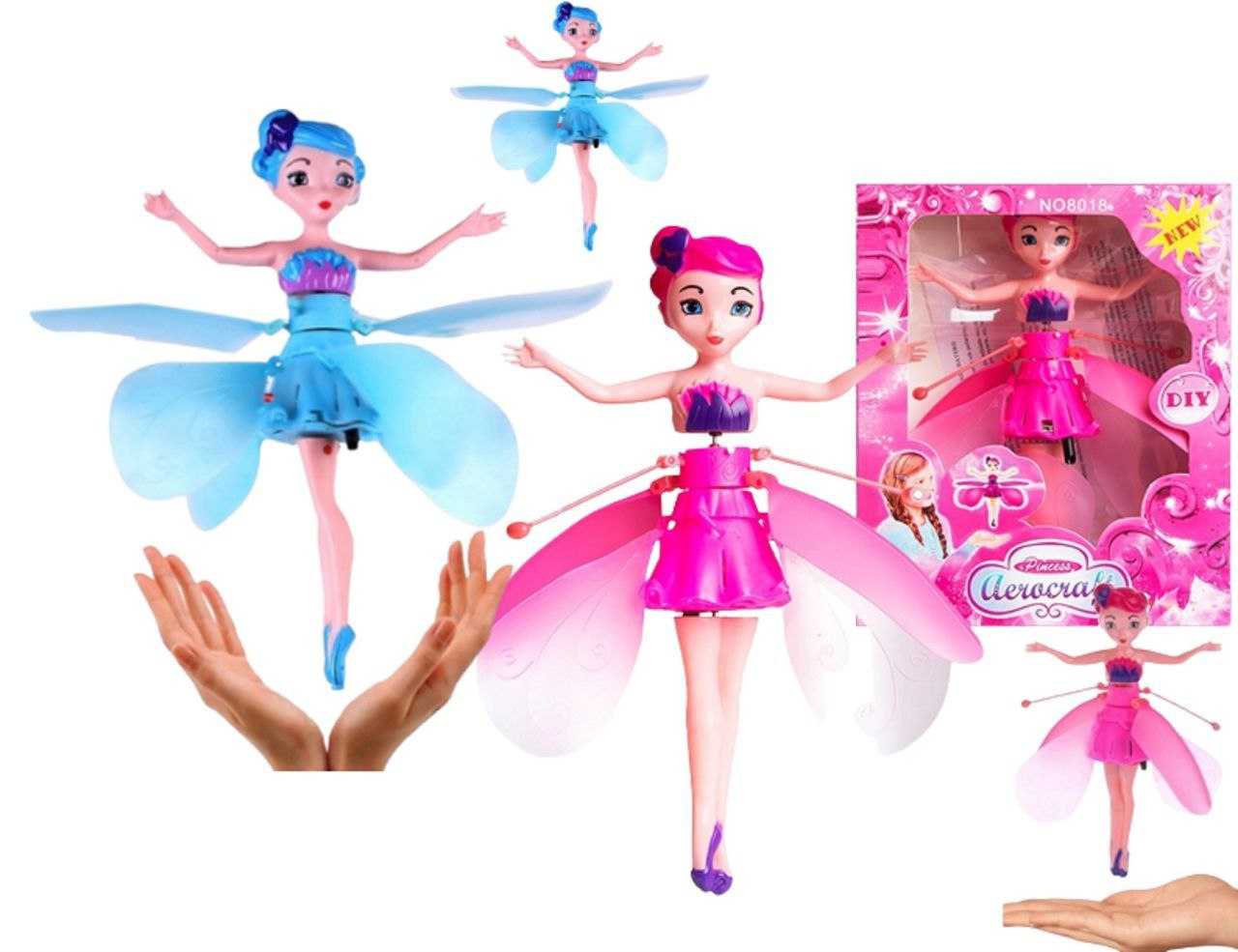 عروسک پروانه پروازکن پرنسس آئروکرافت (Princess Aerocraft Flying Fairy Doll)