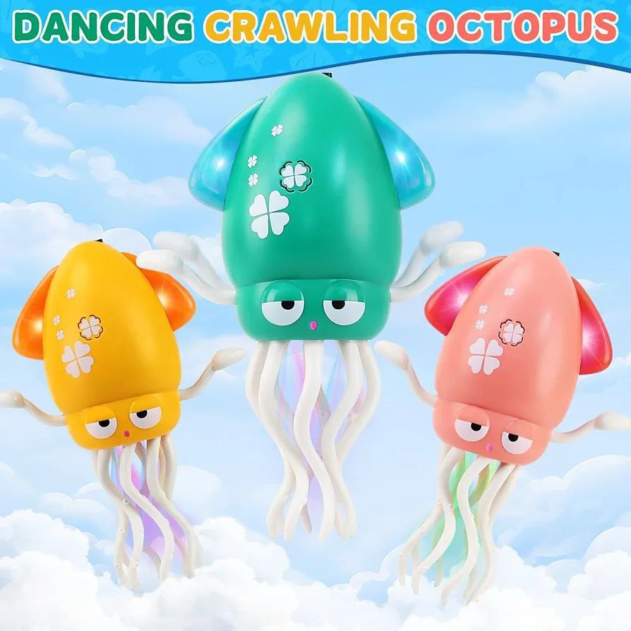 هشت‌پای رقصنده برقی (Octopus Electric Dance Toy)