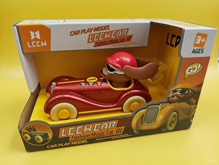 ماشین قدرتی مدل سگ موسیقیدار LC CW Car Fashion Music Car (رنگ قرمز، آبی یا زرد)