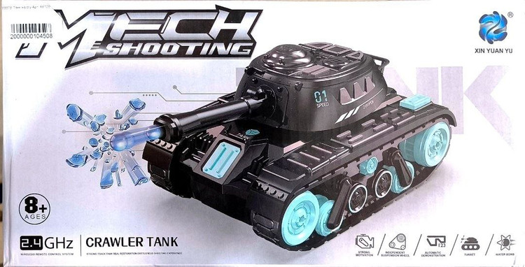 TANK SHOOTING RC Crawler Tank – تانک کنترلی تیرانداز با تفنگ آب و چرخش