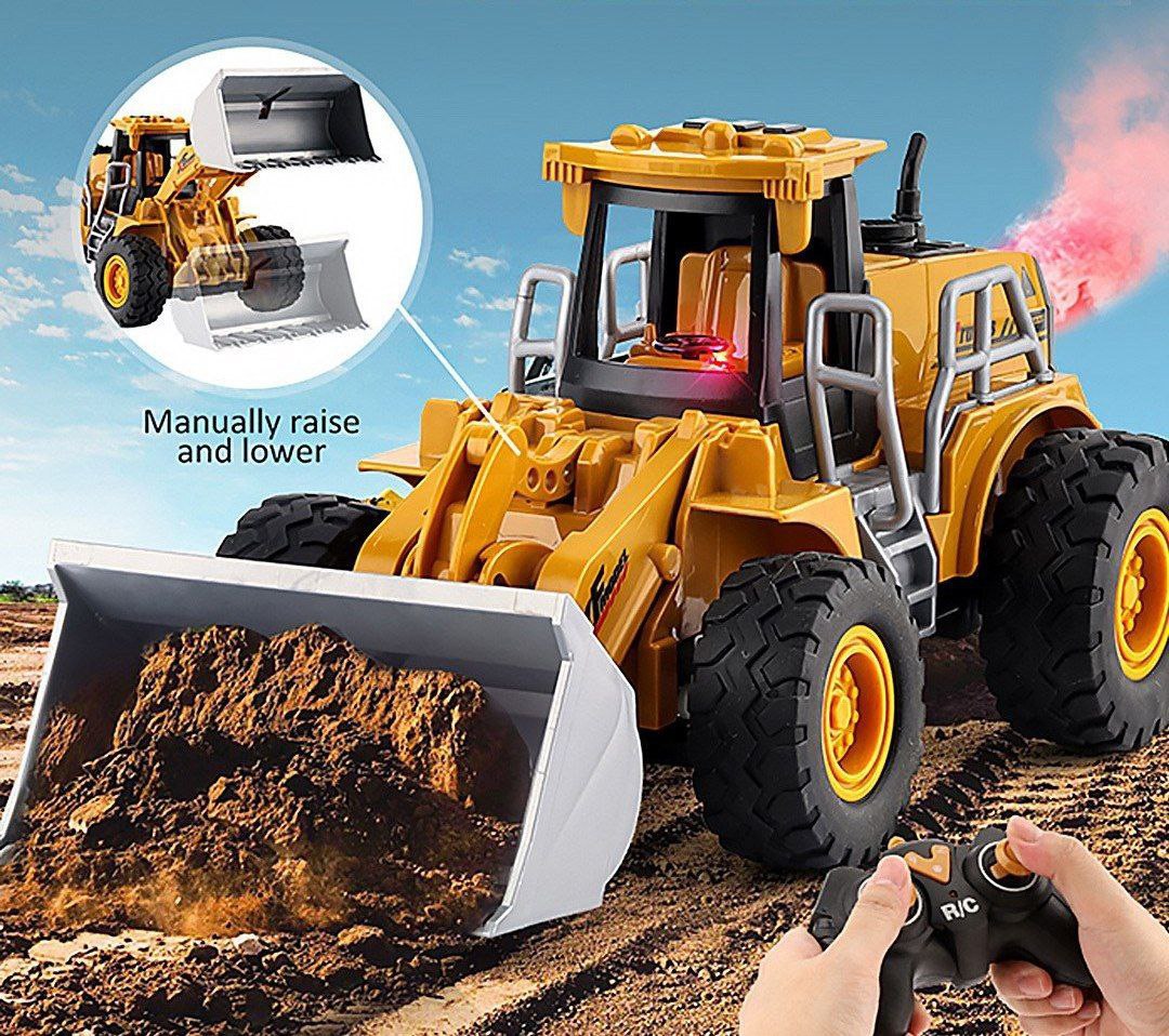 SPRAY RC Engineering Truck – بیل مکانیکی و لودر کنترلی راهسازی