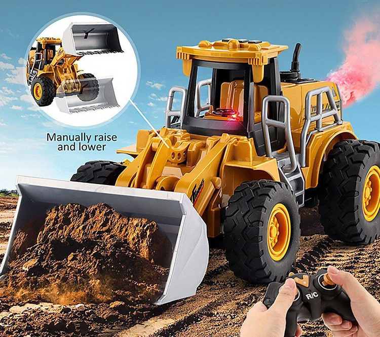SPRAY RC Engineering Truck – بیل مکانیکی و لودر کنترلی راهسازی