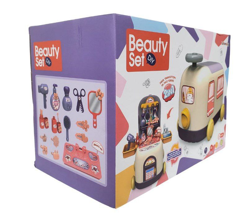 Beauty Set DIY 2in1   ماشین آرایشی چرخشی با سیستم آب چرخشی