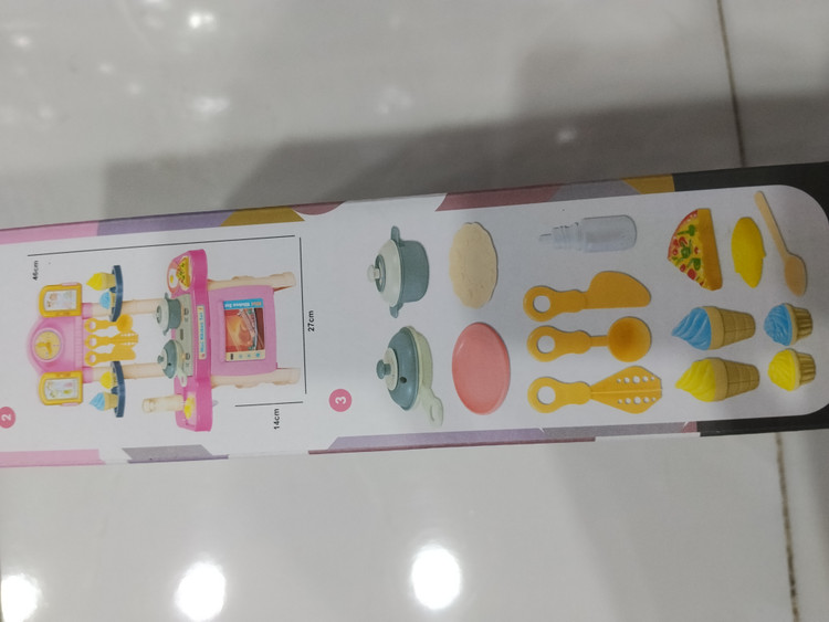 Mini Kitchen Set Little Gourmet – 37 PCS ماشین آشپزخانه کودکانه باتریدار با صدای بخار