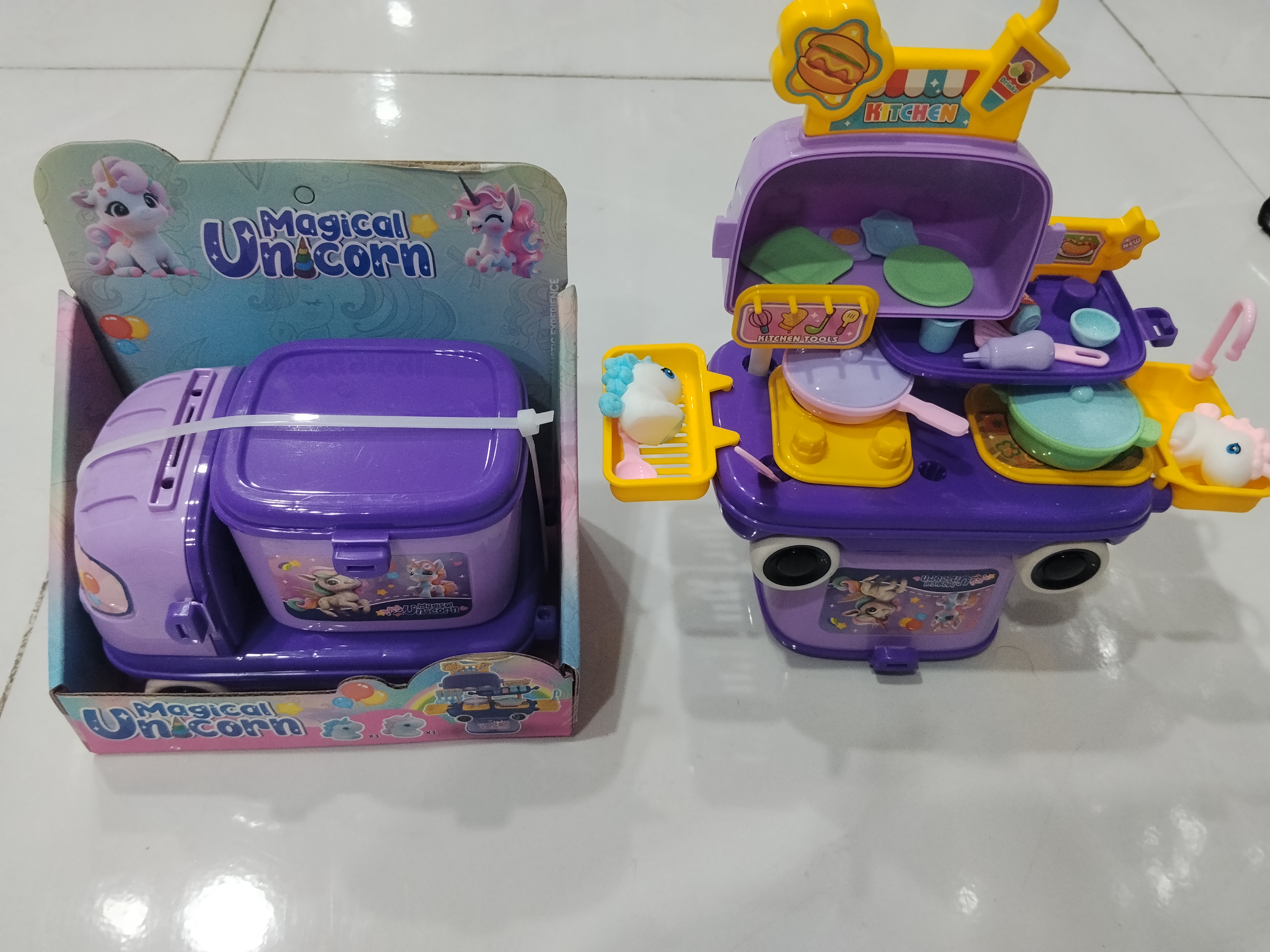 Magic Unicorn Kitchen – مجموعه اسباب‌بازی کافه و آشپزخانه جادویی یونیکورن