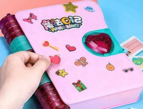 ست ساخت دستبند طرح دفترچه خاطرات جادویی قفلدار Magic Diary