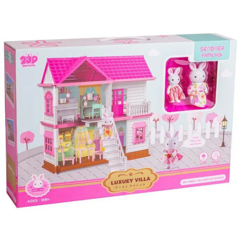 Sendaer Family Set Luxury Villa Playhouse – ست خانه لوکس ویلا سایلوانیان با عروسک