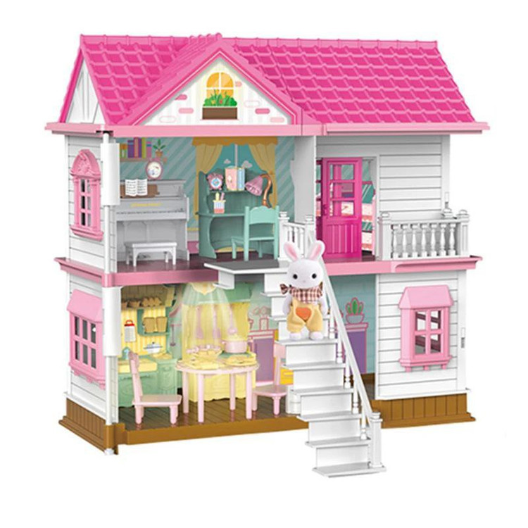 Sendaer Family Set Luxury Villa Playhouse – ست خانه لوکس ویلا سایلوانیان با عروسک