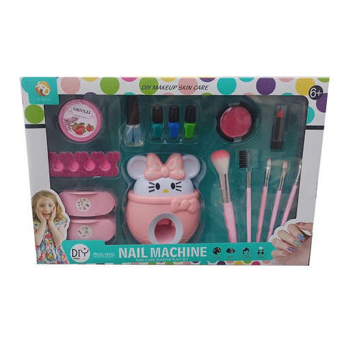 Nail Machine DIY Makeup Play Set | ماشین ناخن DIY برای بازی و مراقبت از ناخن کودکان