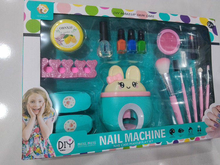 Nail Machine DIY Makeup Play Set | ماشین ناخن DIY برای بازی و مراقبت از ناخن کودکان