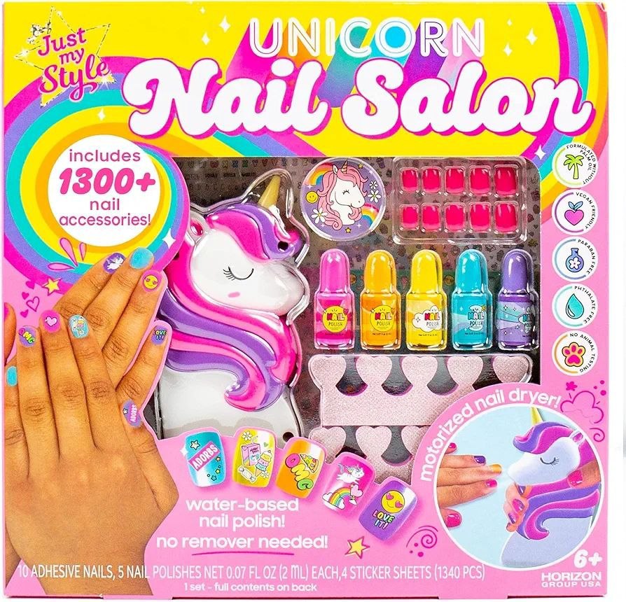 Fashion Nail Salon | ست آرایش ناخن فشن با یونیکورن موتوریز و خشک‌کن