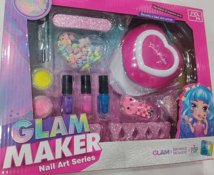 Glam Maker Nail Art Series | ست لوازم آرایش ناخن Gl am Maker با طراحی شاینینگ و پاپ