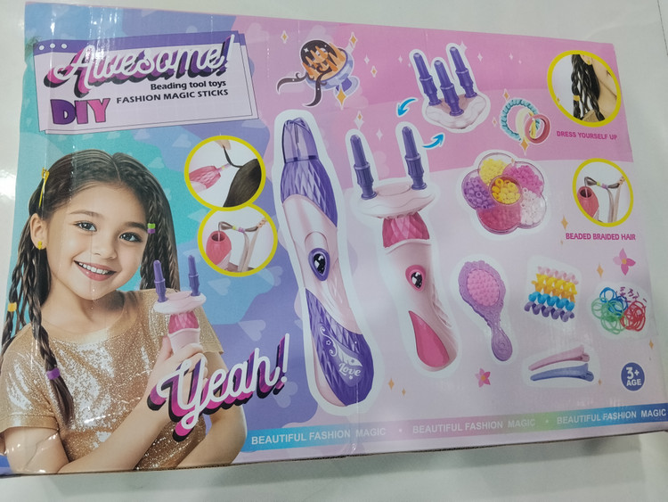 دستگاه بافت مو کودک DIY Fashion Magic Sticks