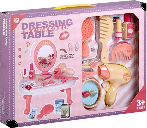 میز آرایشی ۲۴ تکه Dressing Table Exquisite مدل Beauty Makeup Table (مجموعه کامل لوازم آرایشی)