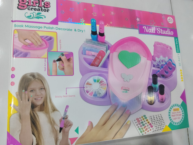 استودیو ناخن Nail Studio (مدل Girl’s Creator) – شامل سشوار ناخن، حوضچه ماساژ و سشوار UV