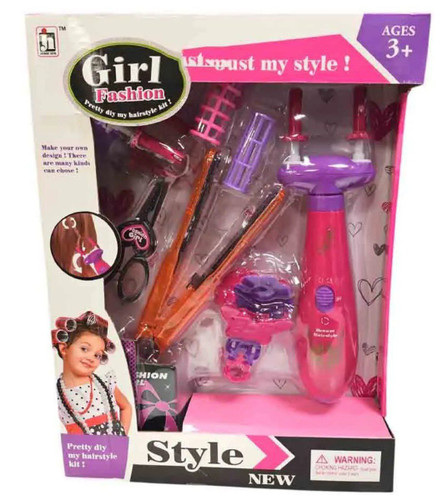 کیت استایل مو Just My Style (مدل Fashion Girl) – شامل سشوار، اتو مو و ابزارهای آرایش مو