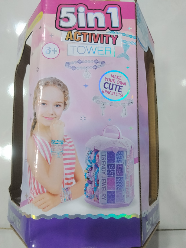 5in1 Activity Tower ست ساخت دستبند 1600 تکه
